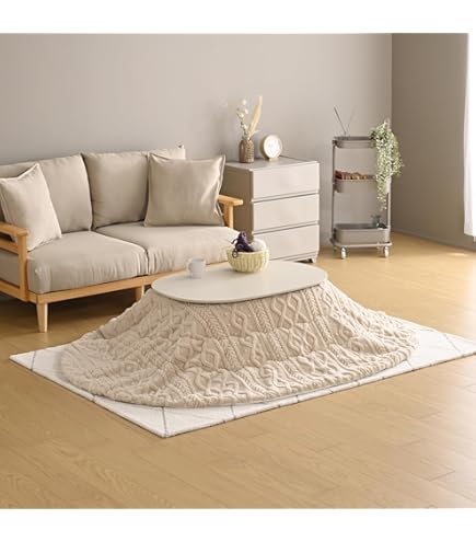 Amazon.co.jp : 無印良品 フランネルこたつふとん ブラウンチェック 小